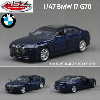 MSZ 1/43 BMW M3 M4 X6 X7 Mini Cooper SUV Carro Esportivo de Corrida Brinquedo Modelo Diecast Metal Miniatura Coleção de Fricção Presente Infantil