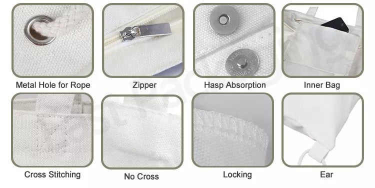 Wholesale 100pcs/Lot High Quality Customize Logo Size Plain Cotton Canvas Handbag Reusable Shopping Tote Bags for Women School