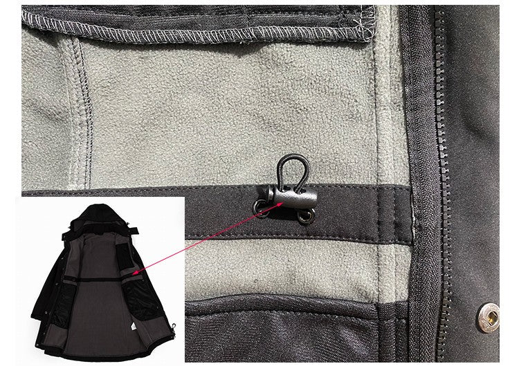 Women's Hiking Jacket Long Soft Shell Fleece Outdoor Windbreaker Camping Trekking Climbing Female Coats Winter