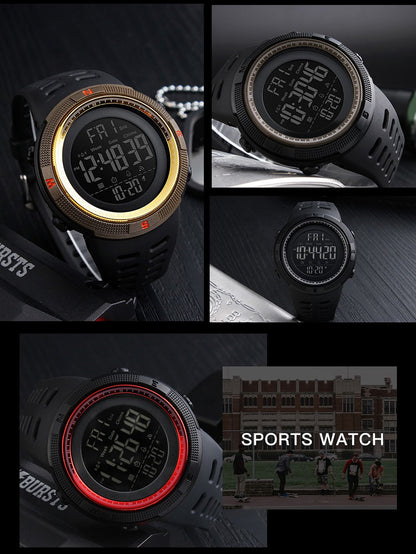SKMEI 1251 Digital Watch for Men Waterproof Sports Electronic Countdown Mens Wristwatches Military Date Clock 1560 reloj hombre