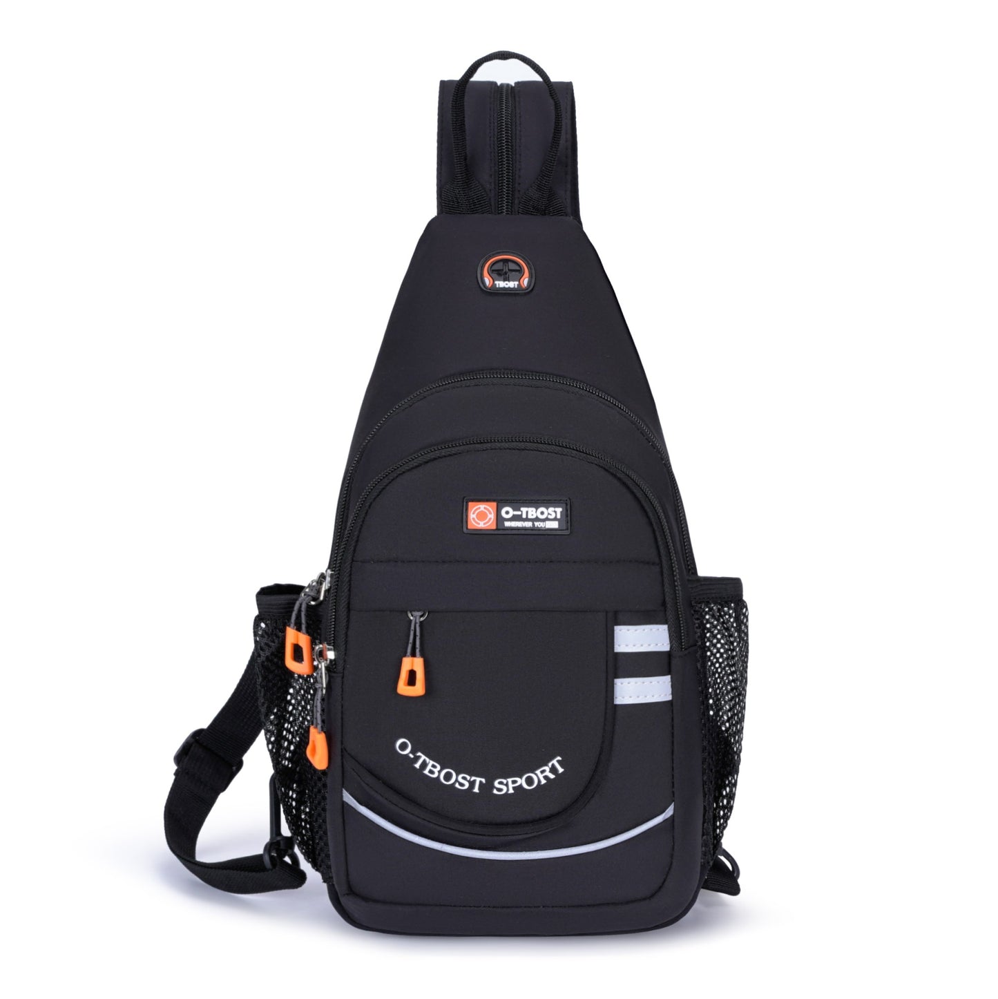 Tourist leisure chest bag, multifunctional large capacity shoulder bag, outdoor trendy crossbody bag