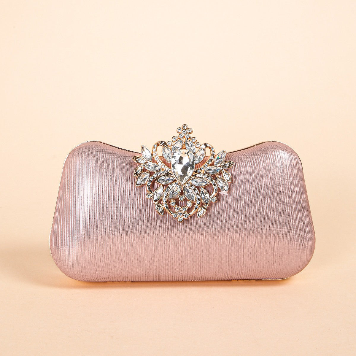 Luxury Rhinestone Evening Bag For Carnaval, Shiny Wedding Dress Purses,  Glamorous,Elegant,Exquisite Small Rhinestone Decor Boxy