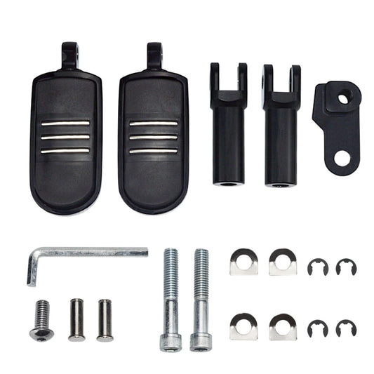 Passenger Rear Footrest Motorcycles Foot Pegs Mount Kit For Harley Davidson Cross Bones FLSTSB 08-11 Softail Slim FLS FLSS 12-17