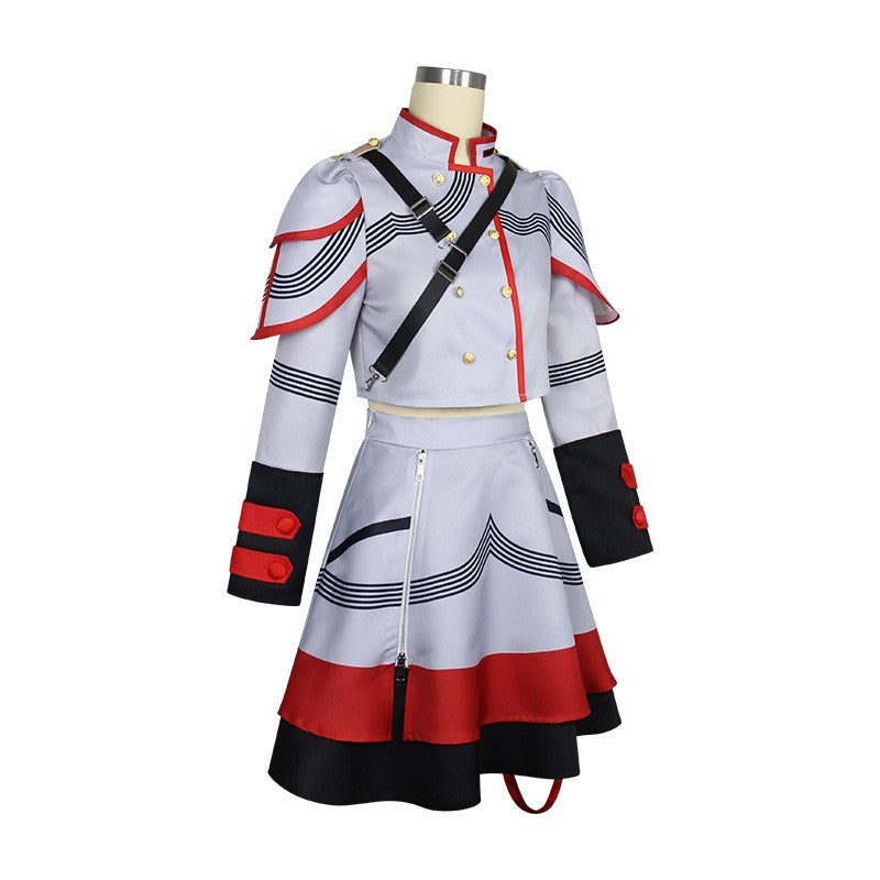 Anime Wholesale Kasane Teto Cosplay Costume Anime Vtuber Cosplay Dress Halloween Party Women Performance Suit for Kasane Teto