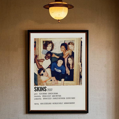 Teen TV Series Skins Generation Poster HD art sticky wall waterproof home living room bedroom bar aesthetic decoration