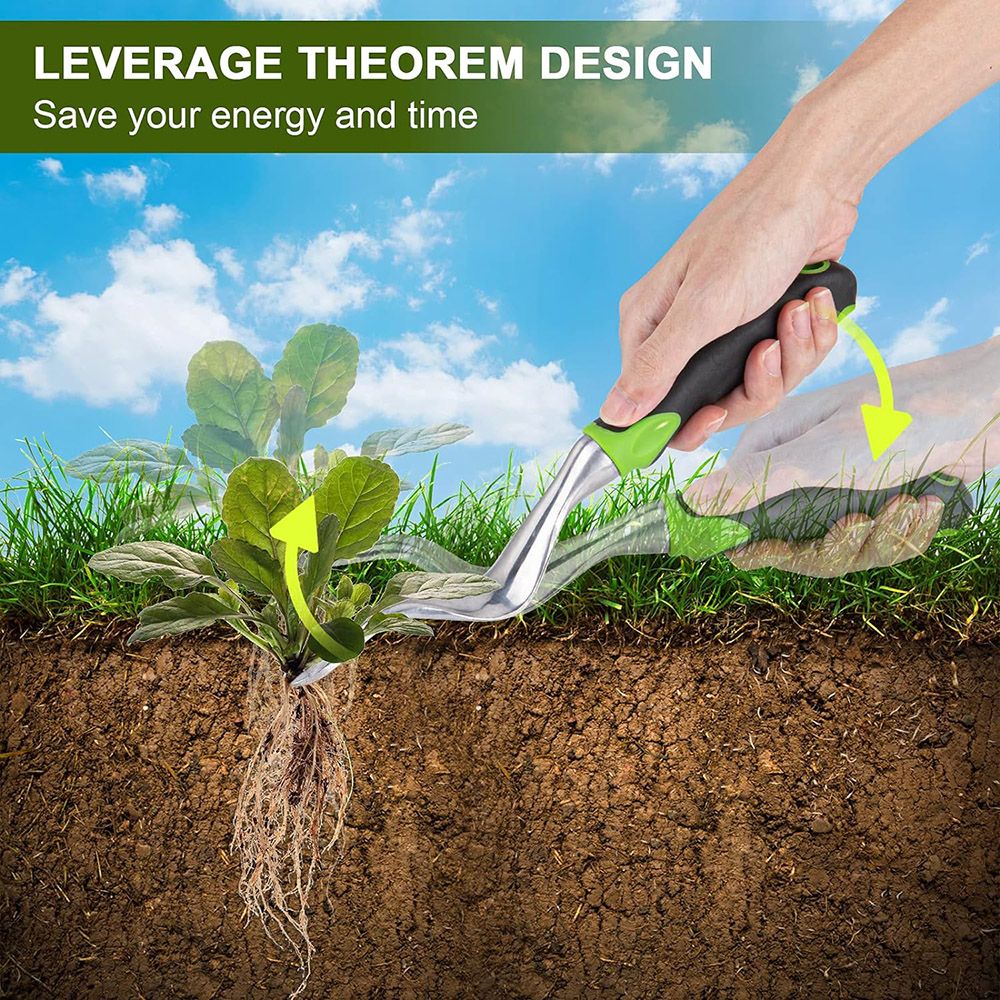 Hand Weeder Tool Weed Puller Tool for Garden Weeding Digger Tool with Ergonomic Handle for Weed Removal Farmland Transplantation