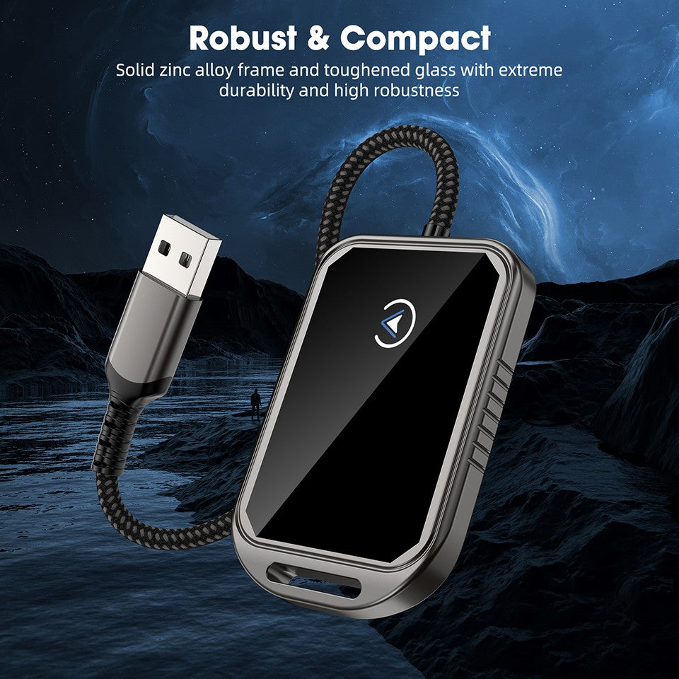 2 in 1 Wired to Wireless Carplay Android Auto Mini Box Dongle Wireless Carplay Adapter For Toyota Mazda Chevrolet Ford Hyundai