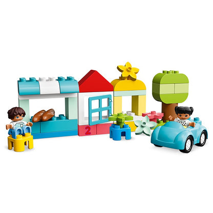 Lego Duplo 10913 Balde Colorido Médio Brinquedo de Blocos de Construção de Partículas Grandes para Meninos e Meninas Presentes