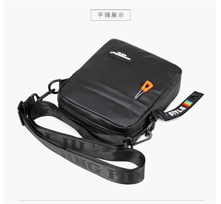 Simple Mini Men Crossbody Bag For Phone Side Bag Casual Waterproof PU Leather Shoulder Bag Business Small Messenger Sling Bags