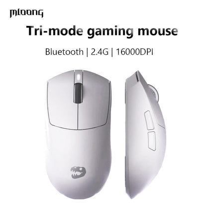 Ultralight Wireless Gaming Mouse TTC Micro Switches 16000DPI 1000Hz 3-Mode Web Driver for Small Hands RGB Indicator