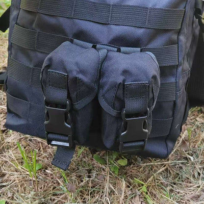 SYZM 50L Large Capacity Men Tactical Backpack Outdoor Rucksack Hiking Camping Hunting Sports Travel Bags with Bottle Holder