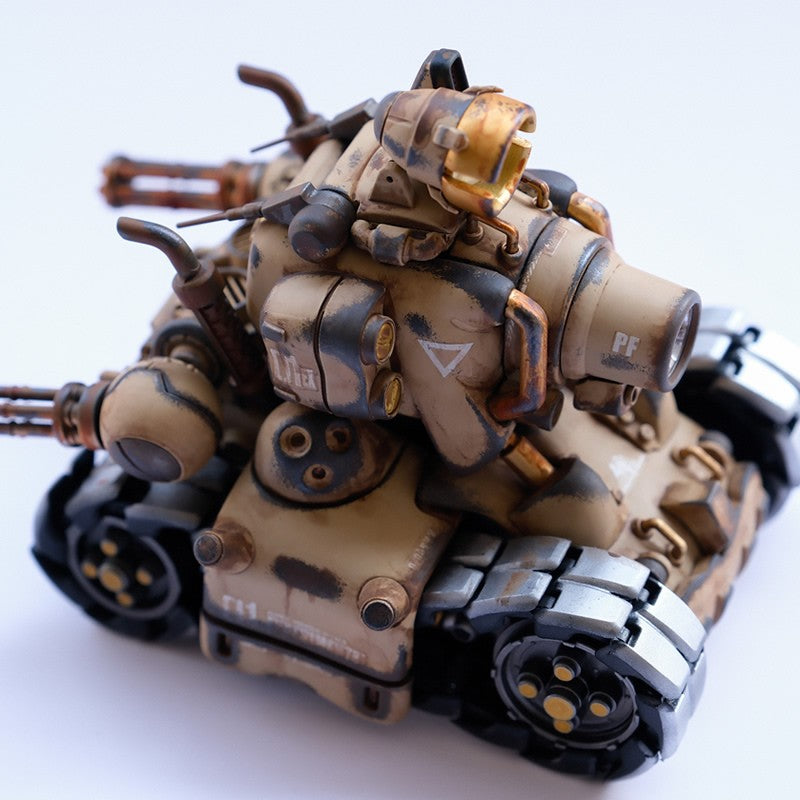Novo 1/35 Jogo de Computador Metal Slug Tanque Batalha Cena Heróis Inimigo Cativo Mini Pintado Bonito Coleção Montar Brinquedos de Modelo
