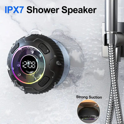 2025 Wireless Speaker S5 IPX7 Waterproof ENC Speakers IPX7 Waterproof Built-in Mic 10 hours Bluetooth Shower Speakers subwoofer