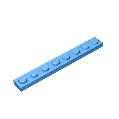 10 Peças Quebra-Cabeça Partícula 3460 Placa 1x8 Bloco de Montar Kit Pneu de Alta Tecnologia Placa de Luz de Prancha Brinquedos Presentes