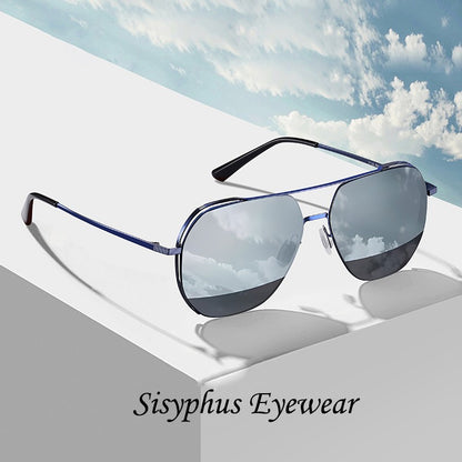 Aviator Sunglasses for Men, Anti-Uv Polarized Sunglasses for Driving, Men's Driving Glasses