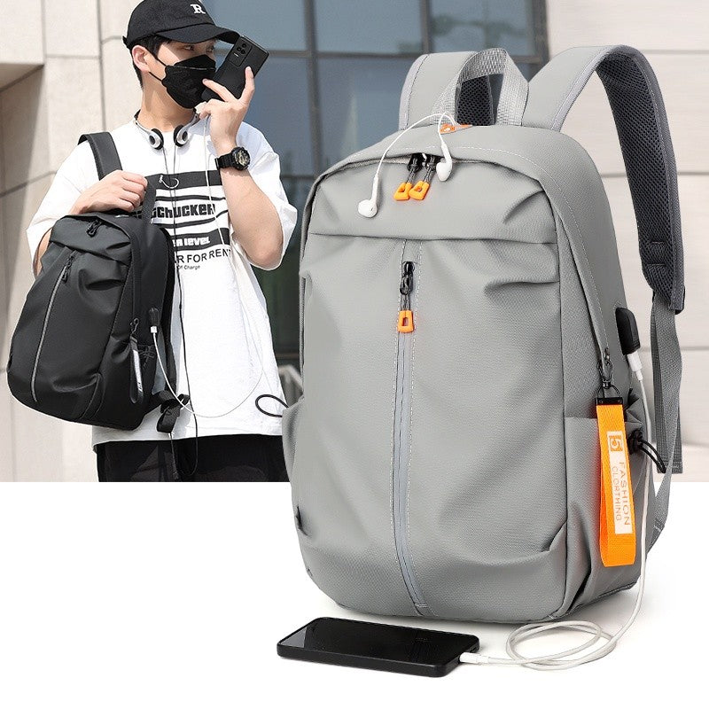 Mochila Masculina para Laptop 2025 de 17 Polegadas Impermeável para Faculdade, Escola, com Porta de Carregamento USB, Antifurto, para Viagens e Negócios