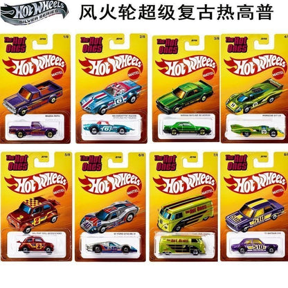Hot Wheels Original Retro Super Hot Porsche 917 Volkswagen T1 Datsun Ford Gt Alloy Car Model Die-Cast Toy Collect Models Jby68