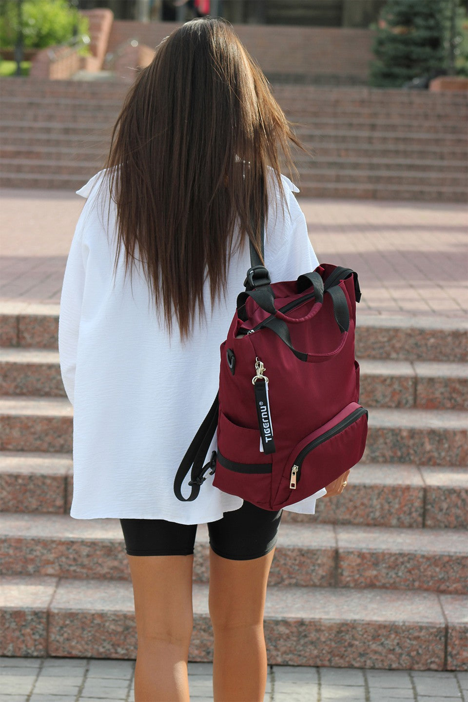 Tigernu Fashion 3 In1 Women Backpack Bag Leisure Tote Bag Shoulder Bag Light Weight College High School Bag Girls Handbag Female