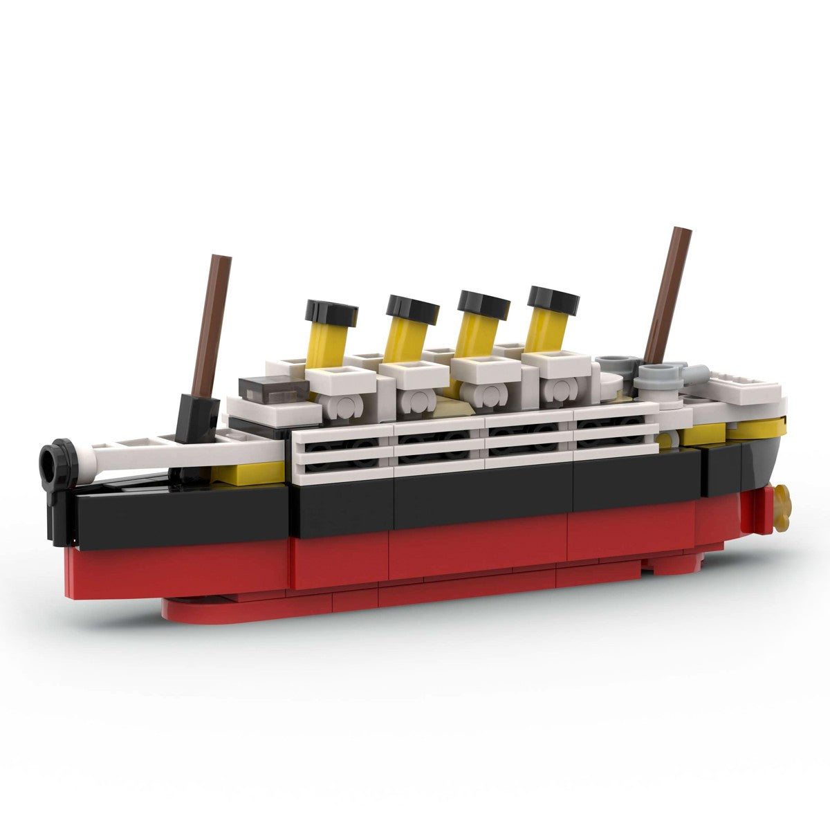 Titanic Parte ao Meio RMS Cruzeiro Naufragado Blocos de Montar Moc Navio Barco Modelo Plástico 3D DIY Barco a Vapor Presentes Brinquedos Infantis Filme da Cidade