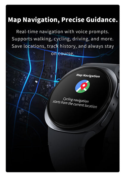 2026 Relógio Smartwatch GPS para Homens Mulheres Esporte Monitor Cardíaco Chamada Bluetooth NFC IP68 À Prova D'água Bússola Smartwatch 8 Mini