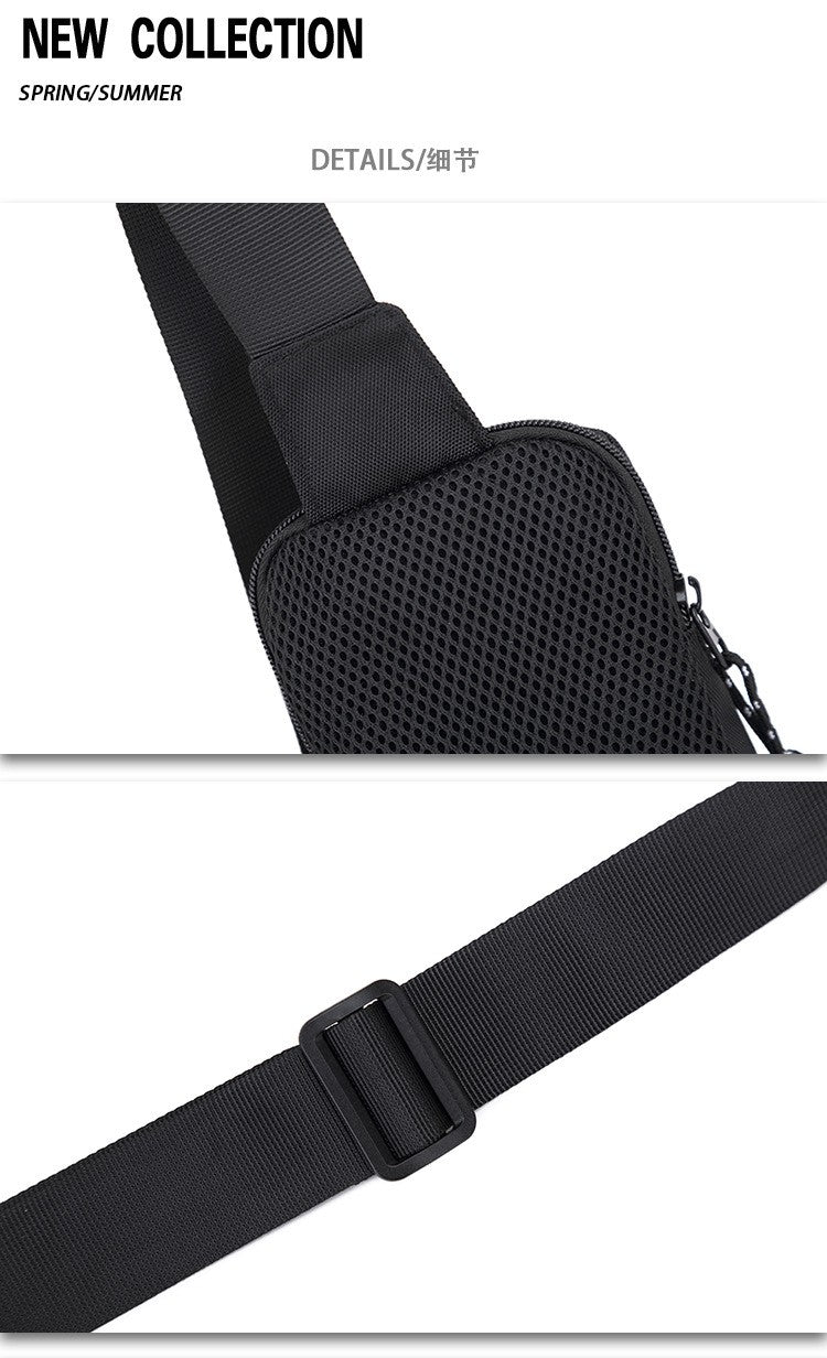 New Men Shoulder Bag Fashion Oxford Sports Shoulder Chest Bag Mini Crossbody Messenger Bags Handbags Casual Travel Phone Bags