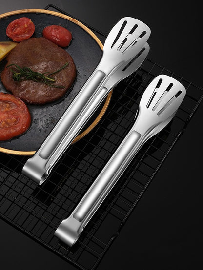 Pinça de Cozinha de Aço Inoxidável Pinça de Churrasco Pinça de Carne Salada Bife Pinça de Servir Alimentos Pinça de Cozinha Longa Utensílios de Cozinha