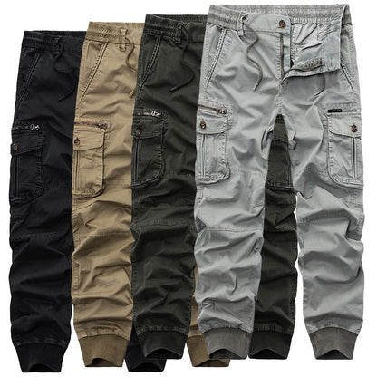 Calça Cargo Tática Masculina Primavera 2025 Calça Jogger Masculina Exército Militar Casual Calça Masculina Hip Hop com Fita Algodão Calça Masculina Exército Calças 38