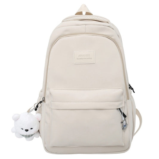 New Female Fashion Men High Capacity Waterproof College Backpack Trendy Women Laptop School Bags Cute Girl Travel Book Bag Cool