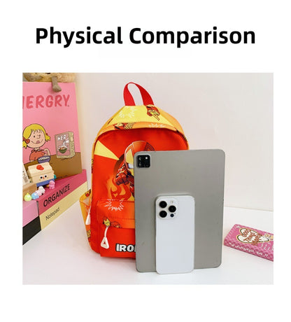 Mochila Infantil Homem-Aranha Marvel Desenho Animado Mochila Escolar Legal Estilosa para Meninos e Meninas Leve Casual Mochila de Jardim de Infância para Crianças