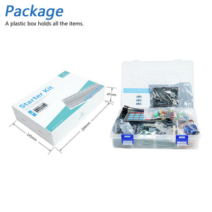 Freenove Ultimate Starter Kit for Arduino UNO R4 V5 WiFi Mini, Arm Cortex-M4, 399-Page Detailed Tutorial, 220 Items, 78 Projects