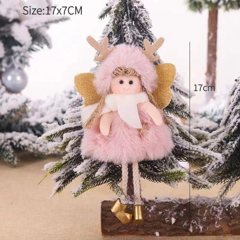 New Year 2024 Christmas Angel Dolls Xmas Tree Pendant Ornaments Navidad 2022 Christmas Decoration for Home Natal Gifts Noel Deco