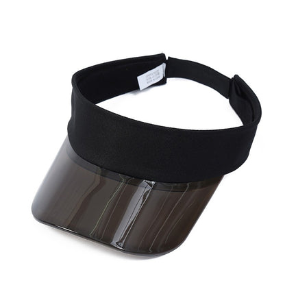 Chapéus de Viseira de Sol para Pais e Filhos, Viseiras de Plástico PVC para Mãe, Filho e Filha, Bonés de Viseira para Esportes ao Ar Livre, Chapéu de Sol para Bicicleta para Mulheres