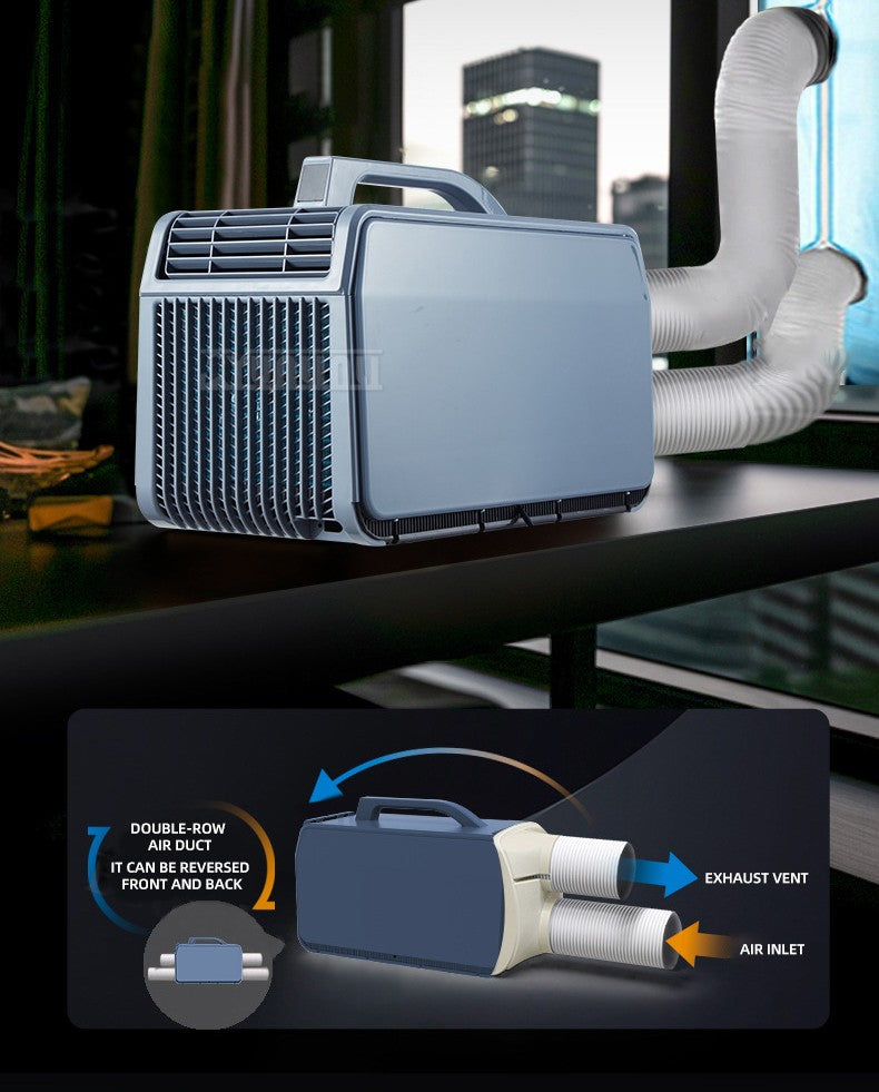 Aparelho de Ar-Condicionado Portátil para Barraca de Acampamento, Quente e Frio, Controle de Clima, Aquecedor, Resfriador, Unidade de Ar-Condicionado Móvel