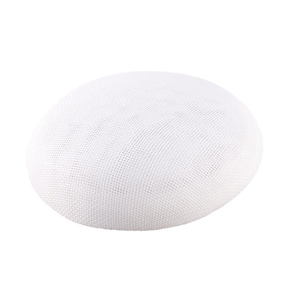 Chapéu de sol de aba grande com design de padrão de fio de cânhamo duplo, acessórios de pena, elegante chapéu de banquete, chapéu de praia para casamento ou férias, chapéu equestre
