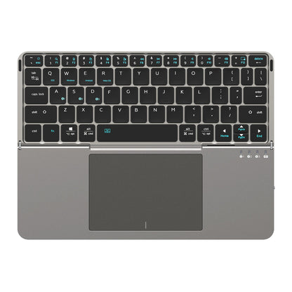 Teclado dobrável Bluetooth 5.0 DUX DUCIS com Touchpad e suporte de telefone para celulares, tablets e PCs com iOS, Android, Windows e Mac