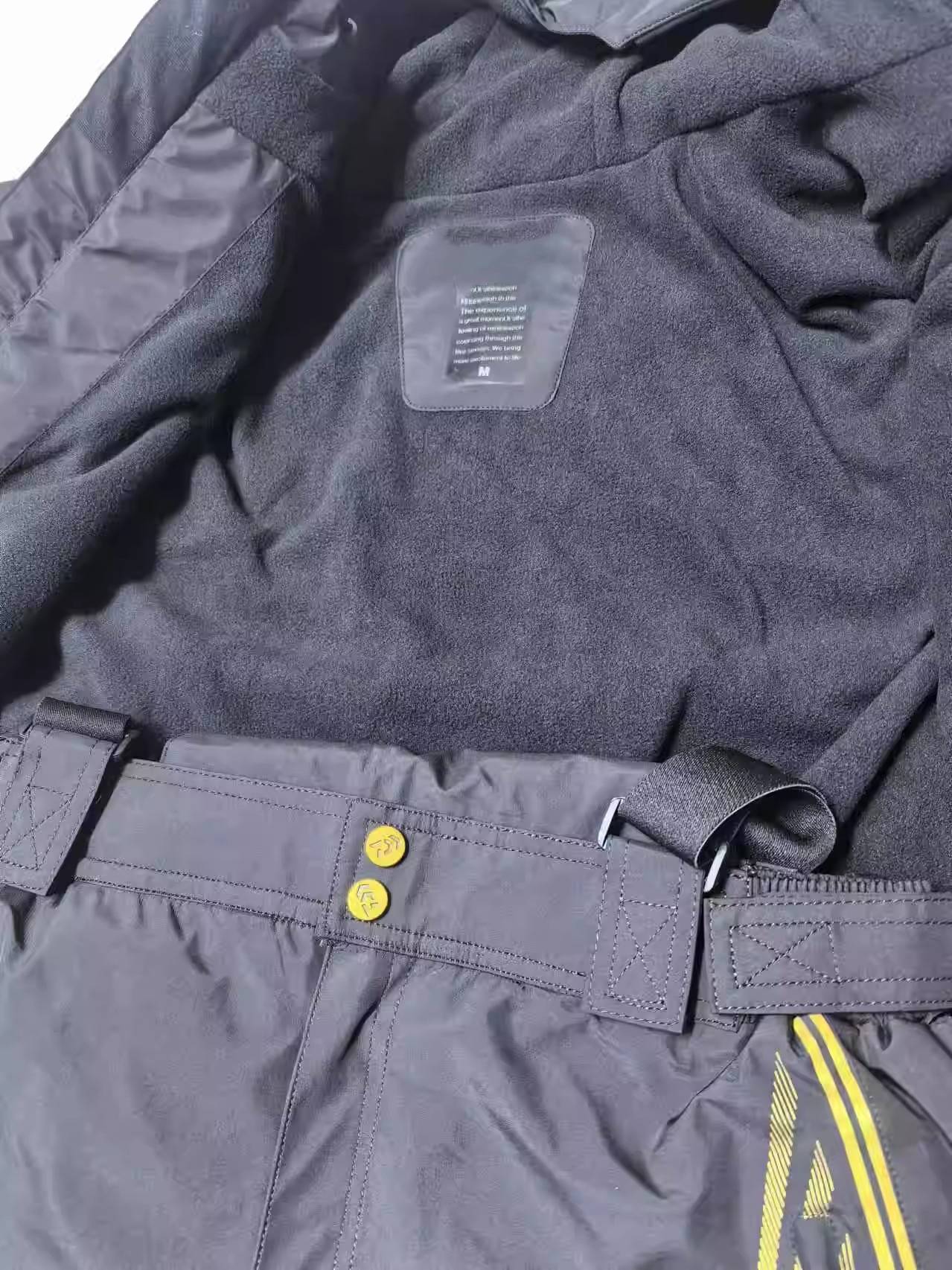 Jaqueta e calça de pesca DW à prova d'água, trajes de lã quente GOTX com logotipo, DR-1008T, conjunto de roupas de inverno, novo, 2 peças