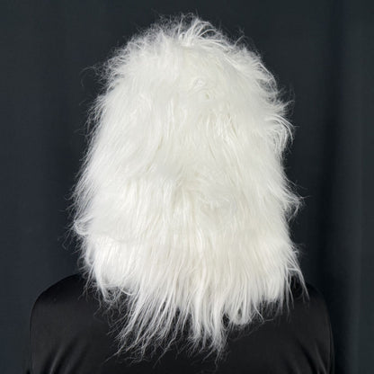 White Eagle Latex Mask – Realistic Bird Head Costume Feathers For Adults Halloween Party Cosplay Animal Prop Masquerade Carnival