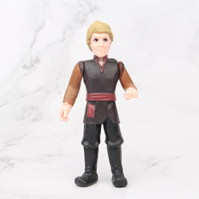 10 pçs/lote Disney Novo Frozen 2 Anna Elsa Bonecos de Ação Kristoff Olaf Coleção de Bonecas para Meninas de 5 a 11cm
