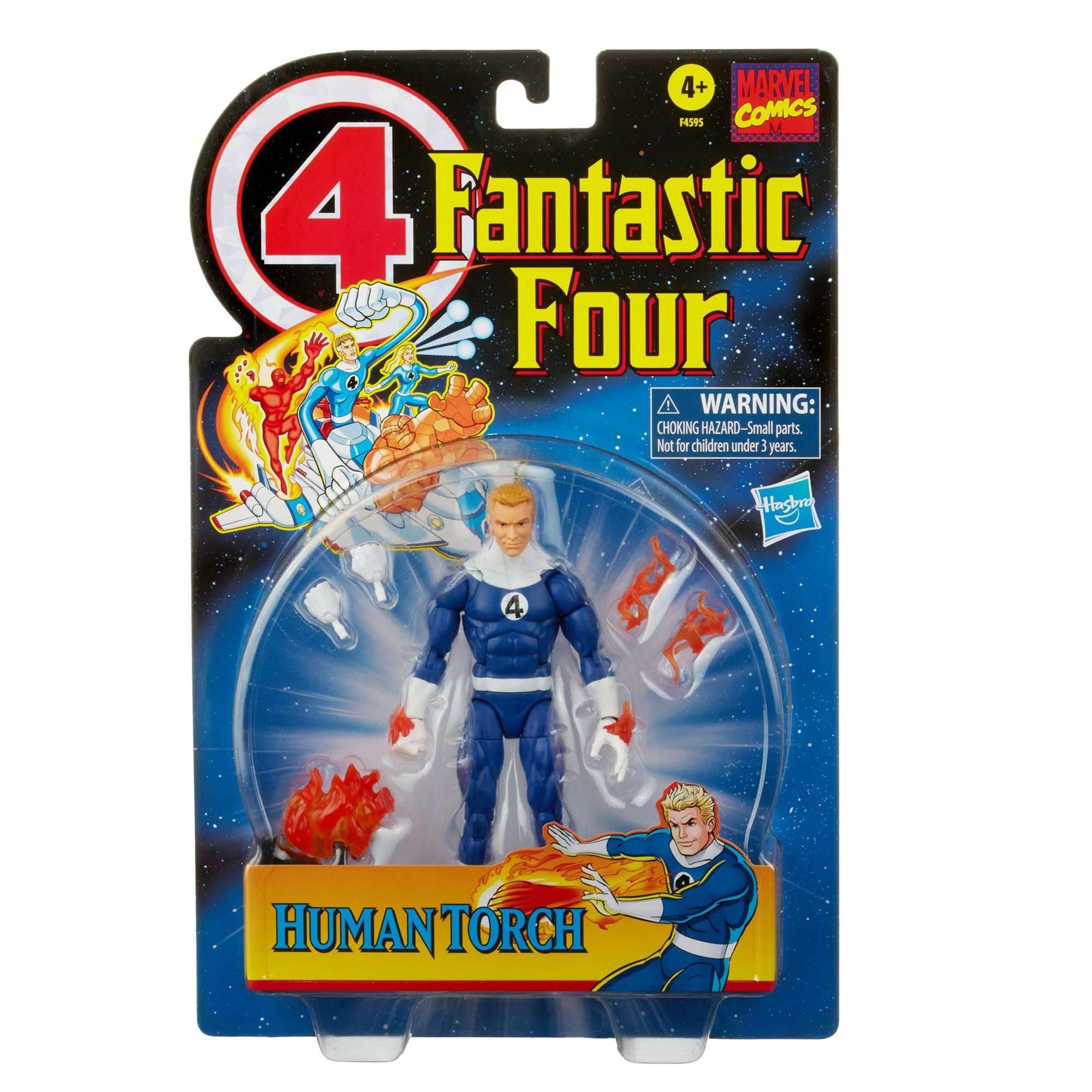 Marvel Legends Quarteto Fantástico Retro Onda O Coisa Mulher Invisível Sr. Fantástico Tocha Humana Homem Psico Boneco Articulado 6"