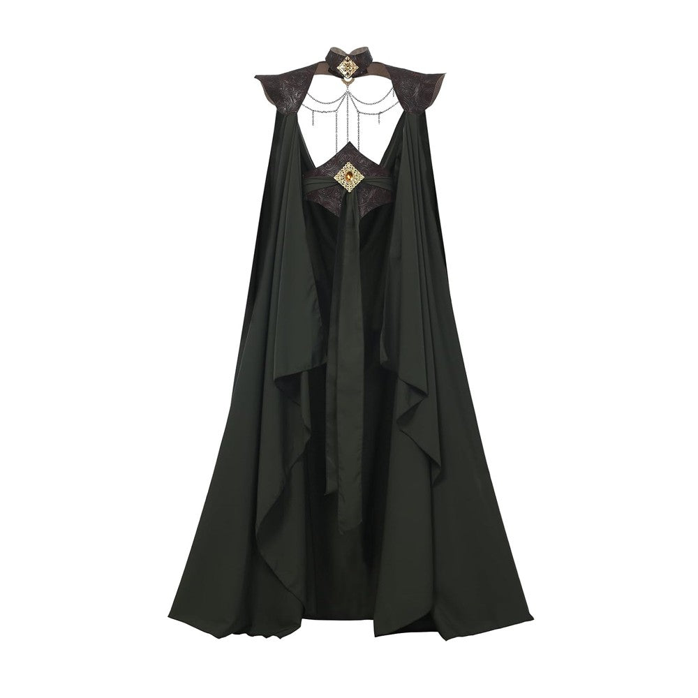 Medieval Elven Cloak for Women Full Length Fairy Cape Off Shoulder Capelet Renaissance Cosplay Costume