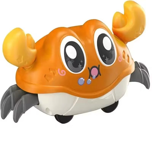 Kids toys small gifts double pull cartoon crab animal inertia car baby puzzle clip doll boy girl gliding toy