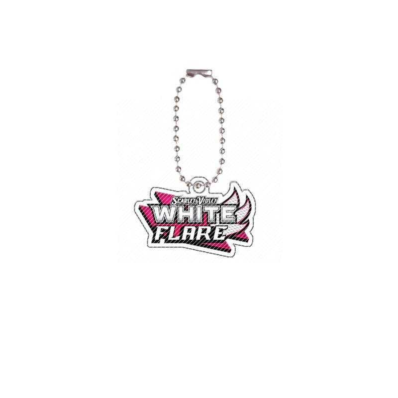 Chaveiro de acrílico de série completa para Mega Evoluções em inglês Sv10 Sv11 Sv9 151 Logotipo Anime Pingente de acrílico de decoração de bolsa
