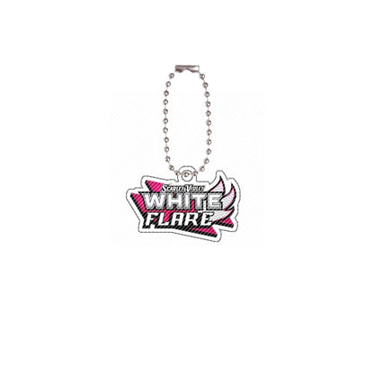 Chaveiro de acrílico de série completa para Mega Evoluções em inglês Sv10 Sv11 Sv9 151 Logotipo Anime Pingente de acrílico de decoração de bolsa