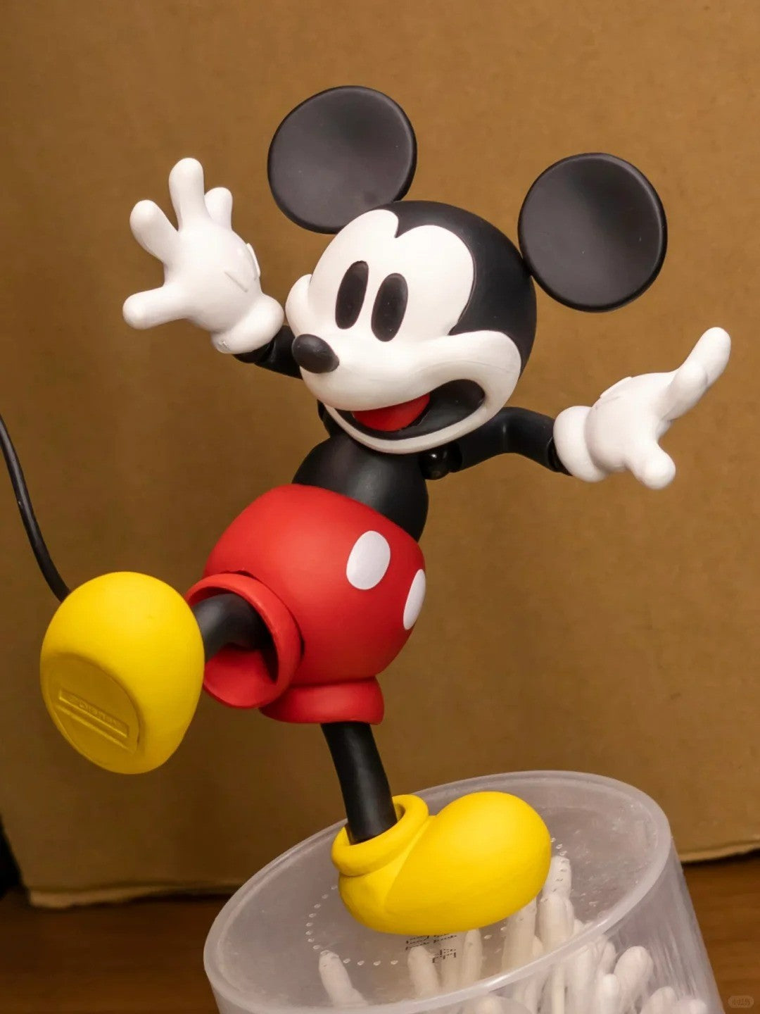 In Stock Original Disney 1936 Mickey Mouse Kaiyodo Revoltech Colorful Mickey Action Figures Anime Ornaments Collection Gifts Toy