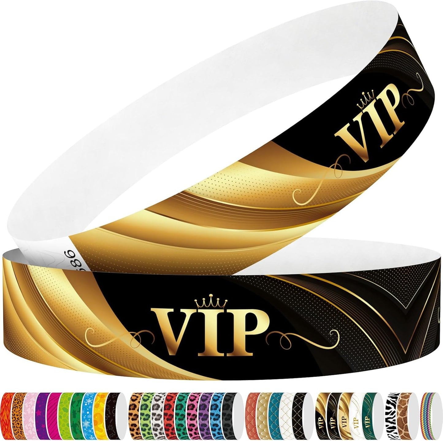 Red Flame 250pcs Tyvek Wristbands Colored Paper Event Wrist Bands Party Games Competitions Guest Gifts