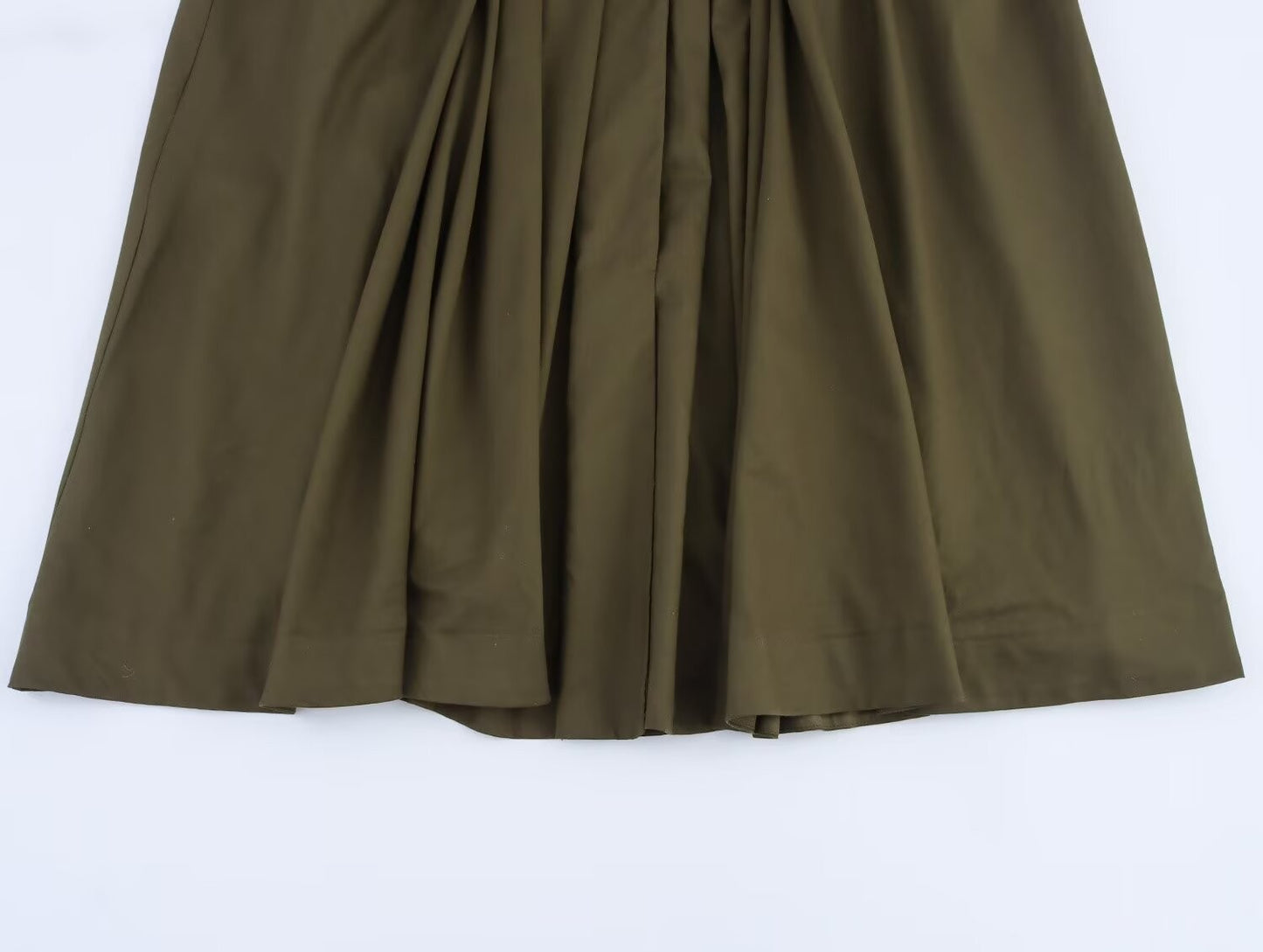 MYST&ZA2025 new summer women's casual fashion pleated drop shoulder short sleeve