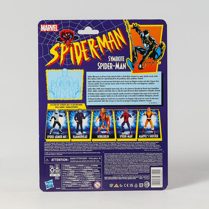 Boneco de Ação de PVC Colecionável Homem-Aranha Cel-Shading Comics Marvel Legends Retro Cardback Modelo de Brinquedo de Presente