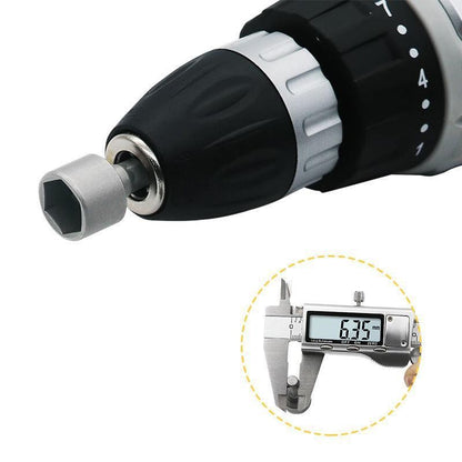 Conjunto de 9 Peças Soquetes Sextavados de 5mm a 13mm Pontas para Chave de Fenda Conjunto de Bits Ferramentas Chaves de Soquete