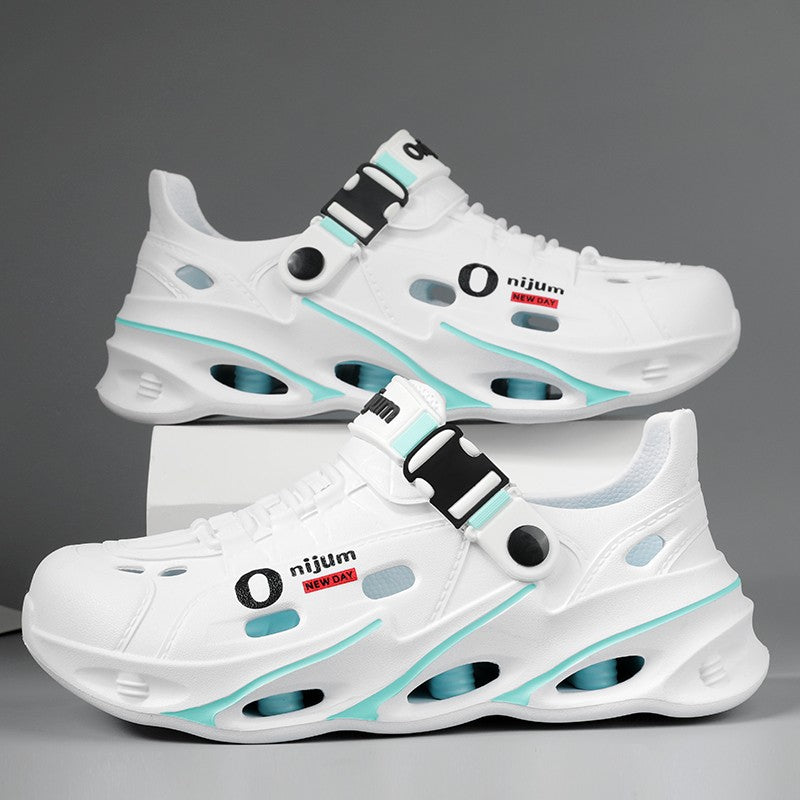 Men Outdoor Sandals Men's Outdoor Sandals Sport Slippers Beach Slides Breathable Clogs Men Casual Garden Shoes Non-slip Hiking