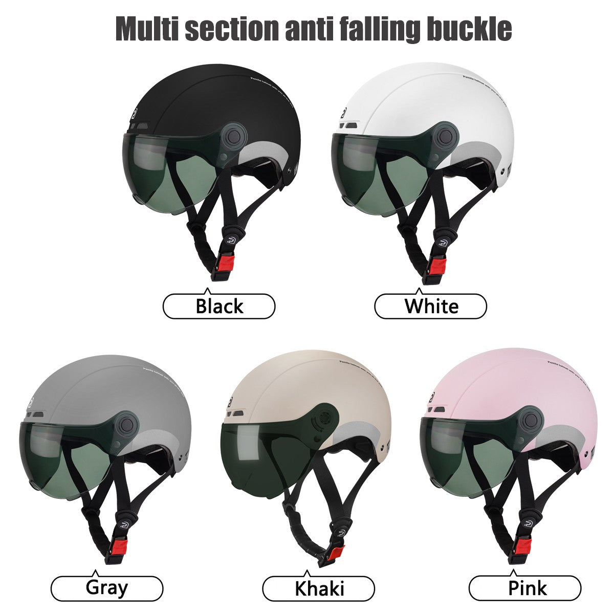 Capacete de Ciclismo PEMILA Com Lente de Óculos Proteção de Orelha Adesivo Refletivo Capacete de Bicicleta MTB Bicicleta de Estrada E-Bike Capacete de Bicicleta Para Adultos